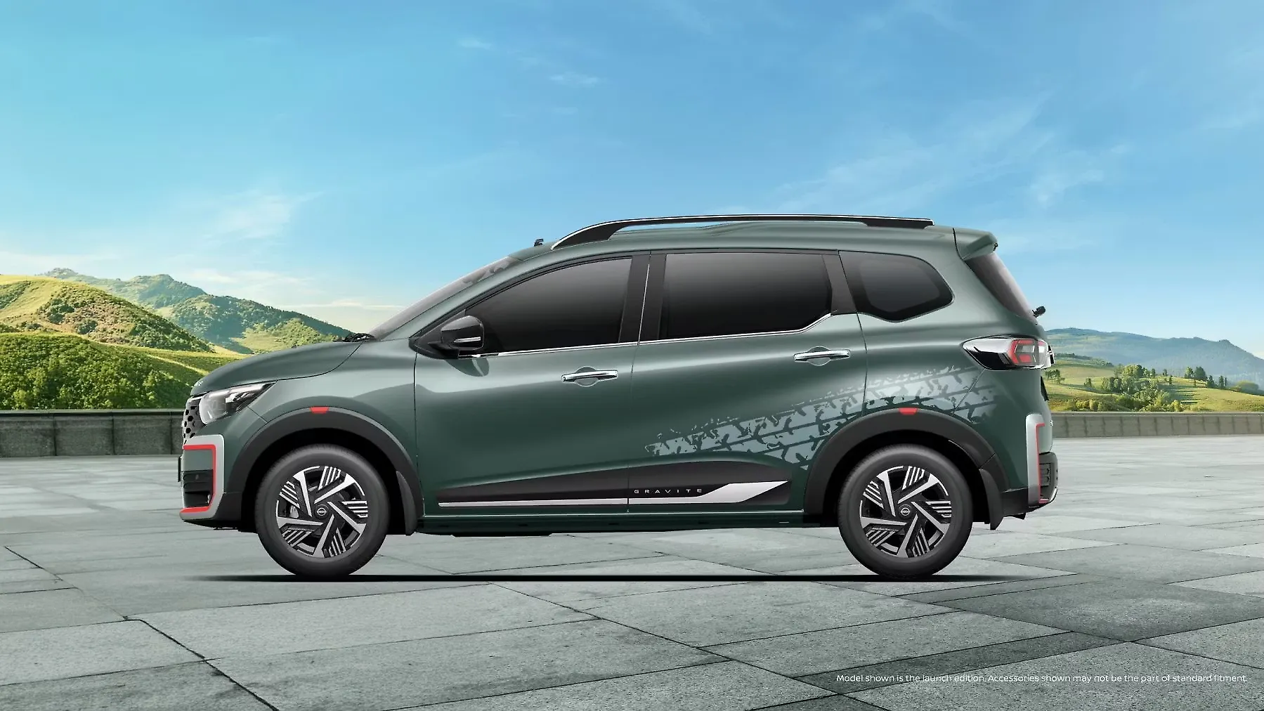 gravite exterior left side view 2