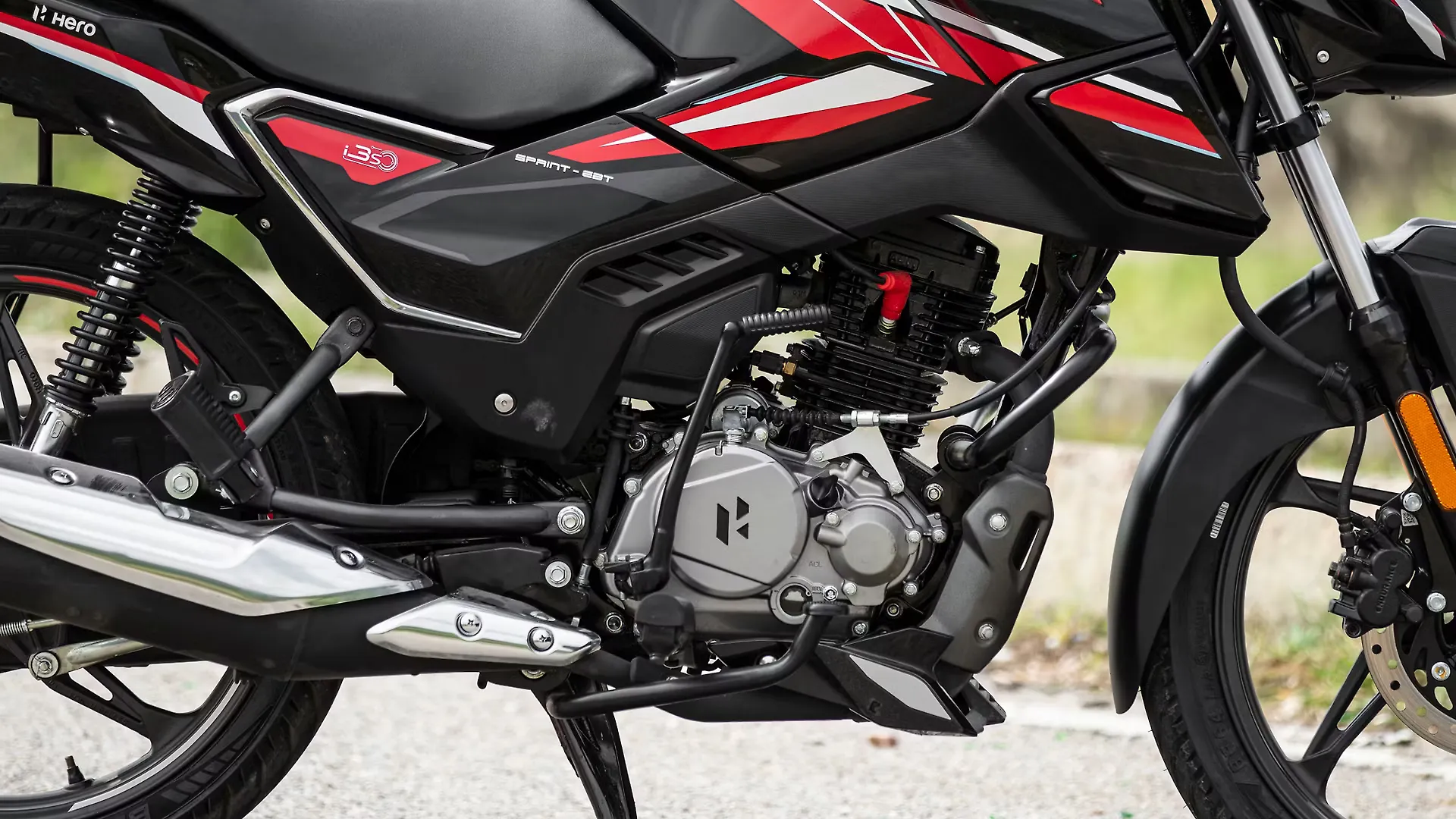 Hero Glamour X 125 Engine From Right