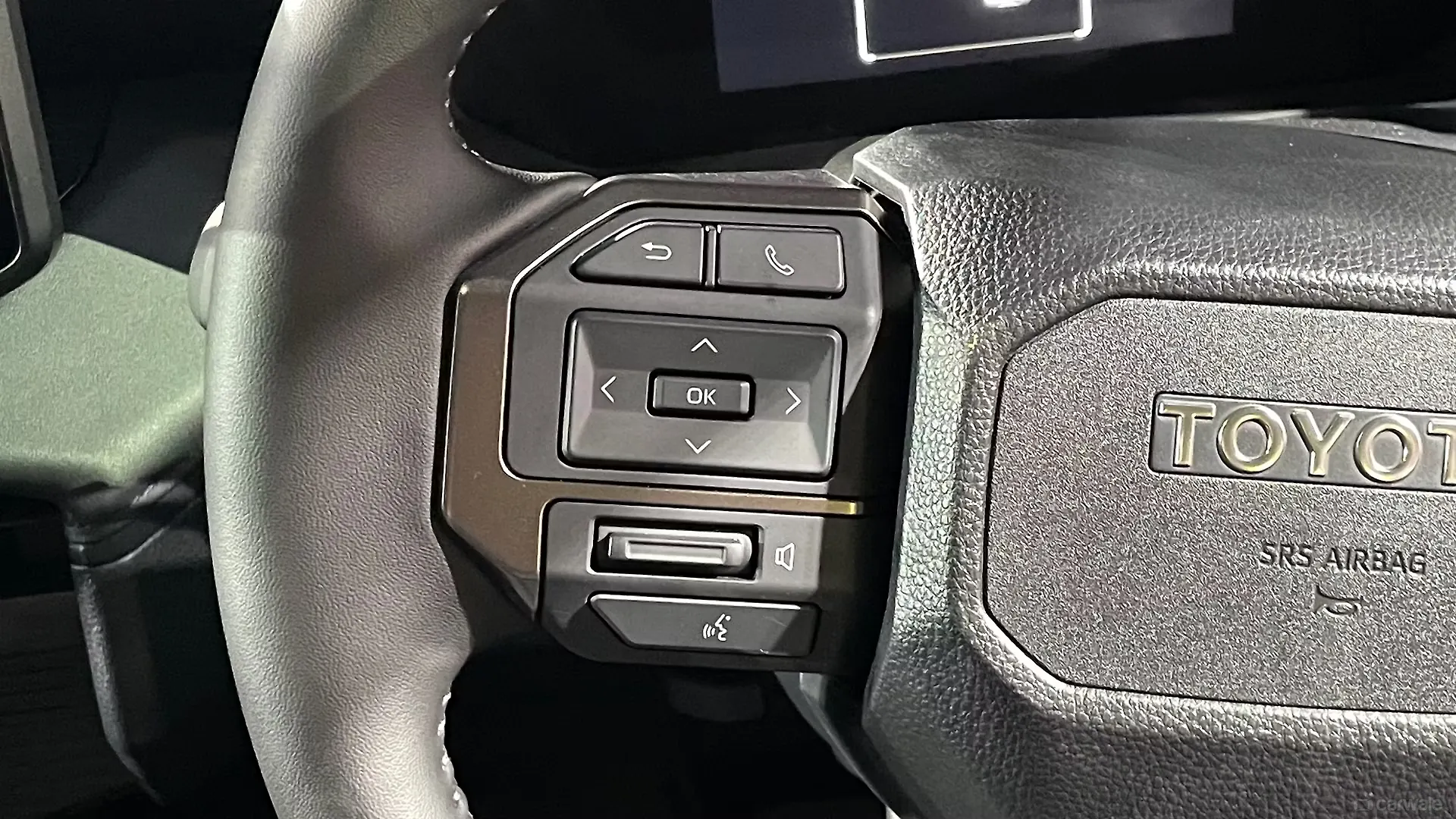 New Toyota Hilux left steering-mounted controls