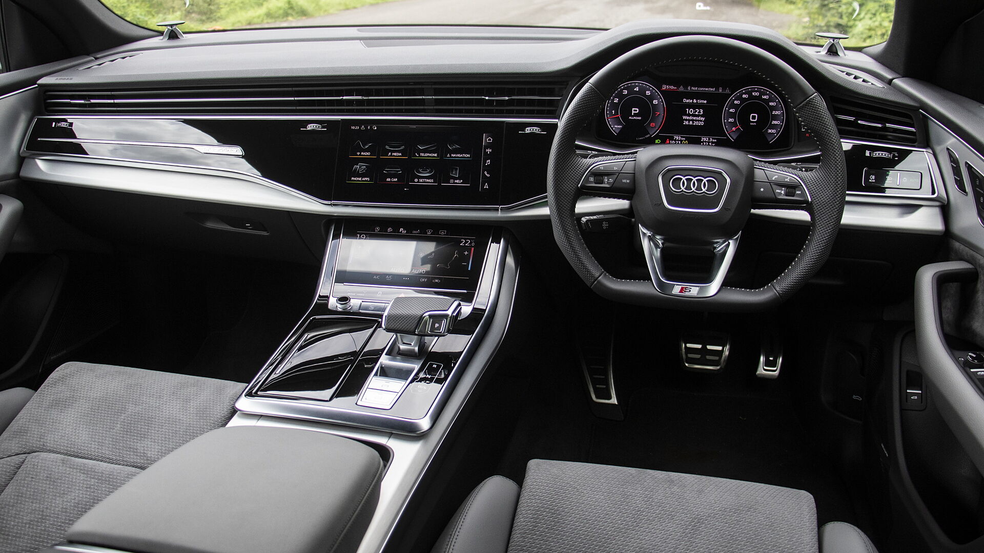 New 2023 Audi Q8 Prestige Sport Utility in #D043940