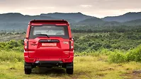 Mahindra Scorpio Rear View Mahindra Scorpio Rear View