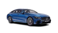 मर्सिडीज़ बेंज़ AMG GT 63 S ई परफ़ॉर्मेंस ठीक सामने तीन चौथाई