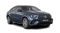 मर्सिडीज़ बेंज़ AMG GLE कूपे ठीक सामने तीन चौथाई