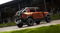 Mahindra Vision SXT Right Rear Three Quarter Mahindra Vision SXT Right Rear Three Quarter