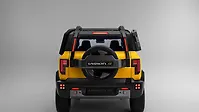 Mahindra Vision S Compact SUV Rear View Mahindra Vision S Compact SUV Rear View
