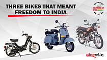 Three bikes that meant freedom to India: Independence Day Special