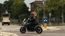 Ducati Multistrada with V4 engine spotted on test