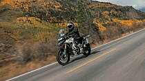 Triumph Tiger 1200 accessories listed on India website