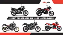 Top 5 most affordable 150-160cc bikes in India - Yamaha FZ S, Apache RTR and more