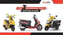 Top 3 affordable 110cc scooters in India