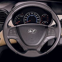 Hyundai i10 steering 2024 wheel size