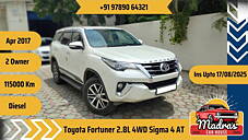 Used Toyota Fortuner 2.8 4x4 AT [2016-2020] in Chennai