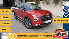 Used Hyundai Creta SX (O) 1.4 Turbo 7 DCT Dual Tone [2022-2022] in Chennai