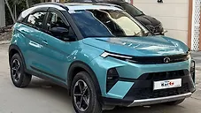 Used Tata Nexon Fearless Plus (S) Purple 1.2 Petrol 7DCA Dual Tone [2023-2025] in Hyderabad
