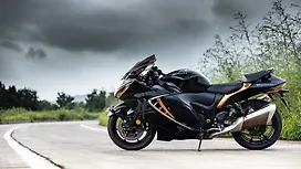 Suzuki Hayabusa Left Side View
