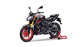 TVS Apache RTR 200 4V Left Front Three Quarter