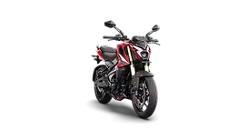 बजाज पल्सर NS400Z ठीक सामने तीन चौथाई