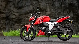 TVS Apache RTR 160 4V Left Side View