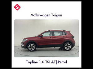 Second Hand Volkswagen Taigun Topline 1.0 TSI AT in Ahmedabad