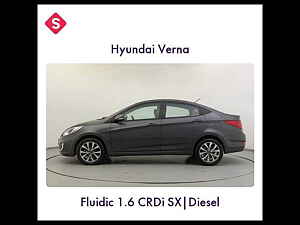 Second Hand हुंडई वरना फ़्लूइडीक 1.6 crdi sx in अहमदाबाद