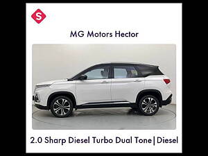 Second Hand MG Hector Sharp 2.0 Diesel Turbo MT Dual Tone in Lucknow