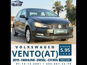 Second Hand Volkswagen Vento Highline Diesel in Mohali