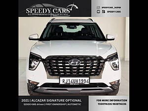 Second Hand Hyundai Alcazar Signature (O) 6 STR 1.5 Diesel AT in Jaipur