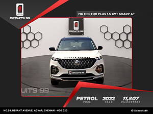 Second Hand MG Hector Plus Sharp 1.5 Petrol Turbo DCT 6-STR Dual Tone in Chennai