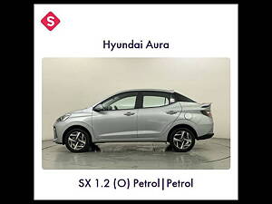 Second Hand Hyundai Aura SX (O) 1.2 Petrol [2023-2023] in Gurgaon