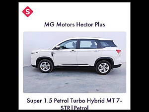 Second Hand MG Hector Plus Super 1.5 Petrol Turbo Hybrid MT 7-STR in Kochi