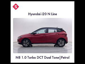 Second Hand Hyundai i20 N Line N8 1.0 Turbo DCT Dual Tone in Bangalore