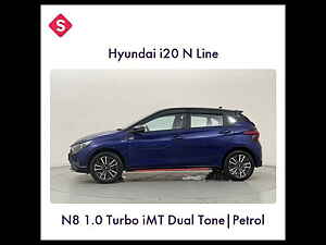 Second Hand हुंडई i20 एन लाइन n8 1.0 टर्बो आईएमटी दोहरा रंग in गाज़ियाबाद