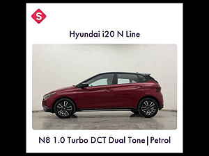 Second Hand हुंडई i20 एन लाइन n8 1.0 टर्बो डीसीटी दोहरा रंग in हैदराबाद