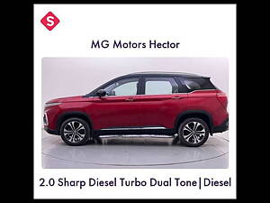 Second Hand MG Hector Sharp 2.0 Diesel Turbo MT Dual Tone in Bangalore