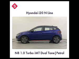 Second Hand हुंडई i20 एन लाइन n8 1.0 टर्बो आईएमटी दोहरा रंग in अहमदाबाद