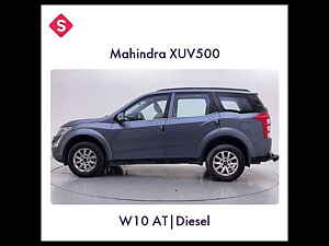 Second Hand महिंद्रा XUV500 w10 ऑटामैटिक ब्लैक इंटीरियर [2017] in बैंगलोर