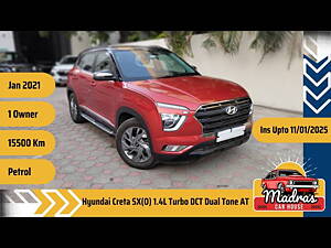 Second Hand Hyundai Creta SX (O) 1.4 Turbo 7 DCT Dual Tone [2022-2022] in Chennai