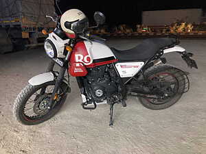 Second Hand Royal Enfield Scram 411 White Flame and Silver Spirit in Chennai