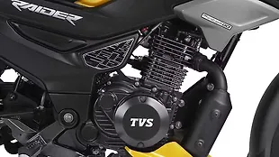 TVS Raider 125 Engine From Right