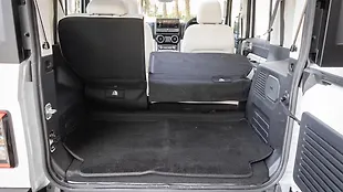 Mahindra Thar Roxx Bootspace Rear Split Seat Folded