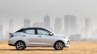 Hyundai Aura Right Side View