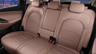 MG Hector Plus Rear Seats