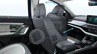 Tata Harrier EV Seat Adjustment Electric for Front Passenger Tata Harrier EV Seat Adjustment Electric for Front Passenger