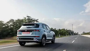 Hyundai Creta Electric Right Rear Three Quarter Hyundai Creta Electric Right Rear Three Quarter
