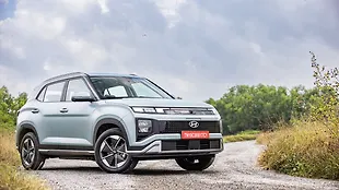 Hyundai Creta Electric Right Front Three Quarter Hyundai Creta Electric Right Front Three Quarter