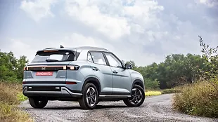 Hyundai Creta Electric Right Rear Three Quarter Hyundai Creta Electric Right Rear Three Quarter