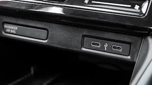 Skoda Kylaq USB Port/AUX/Power Socket/Wireless Charging