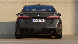BMW M5 Rear View BMW M5 Rear View