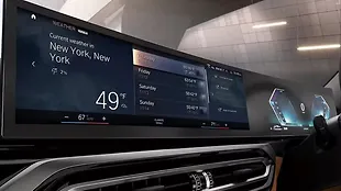 BMW 3 Series LWB Infotainment System