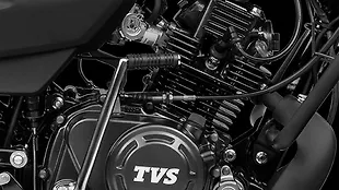 TVS Sport Engine From Right